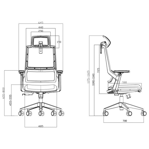 SKILLCHAIRS Ergo Azure SKILLCHAIRS Ergo Azure
